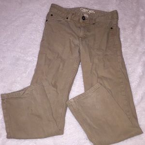 Boys tan jeans size 8